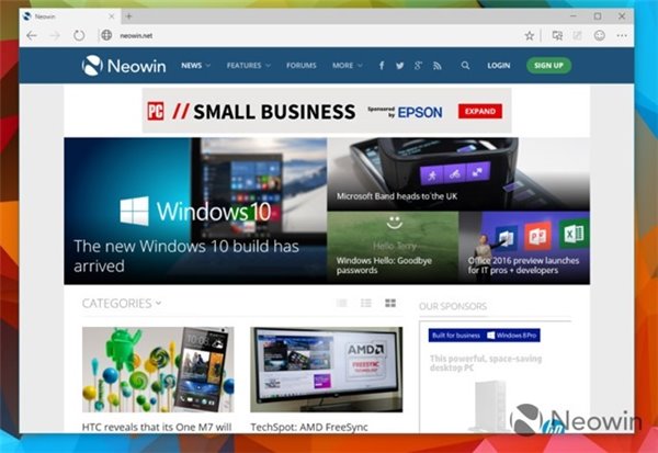 Win10斯巴达浏览器怎么开启