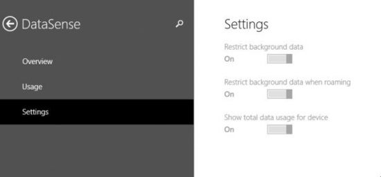 Windows 10 Build 9860新功能:Data Sense数据流量统计