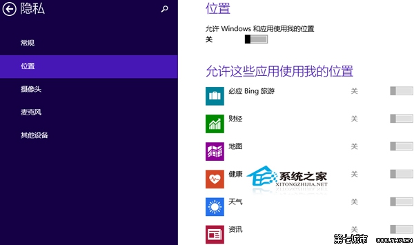 Win10隐私功能如何设置