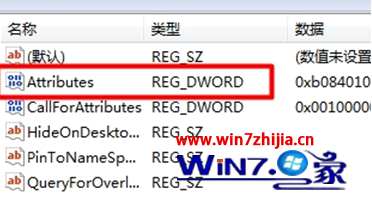 双击右侧中的Attributes