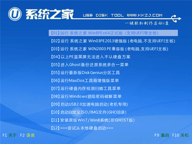 u盘安装系统win7