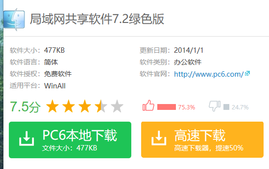 局域网共享